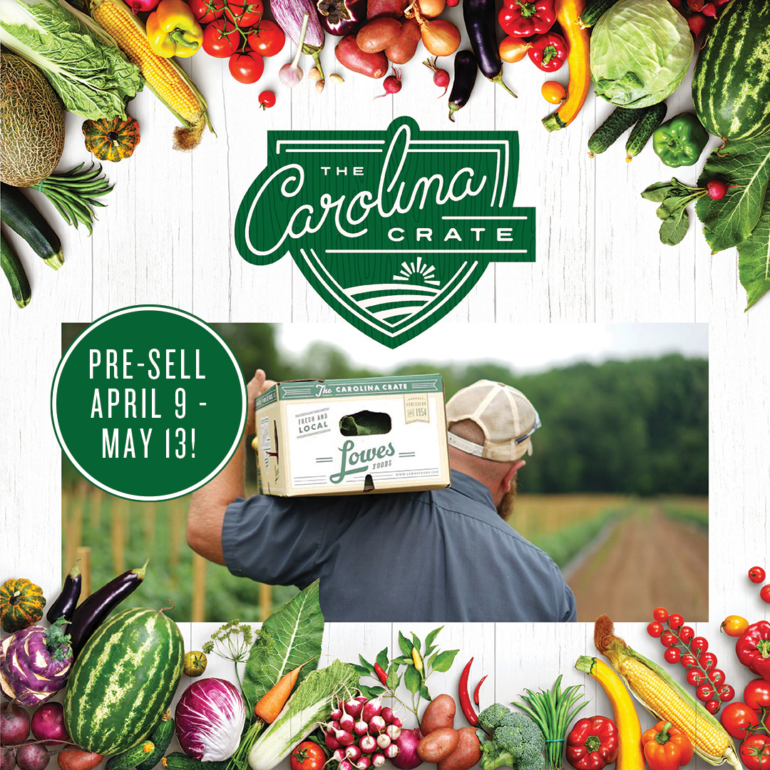 LowesFoods's tweet image. 🌱 Pre-Sell is LIVE: The Carolina Crate! 🍓🥬 Our seasonal subscription box, The Carolina Crate, is filled with hand-picked fruits and veggies harvested at peak ripeness.

📦 Pre-order Yours! bit.ly/4ifXT6w

#SupportLocalFarms