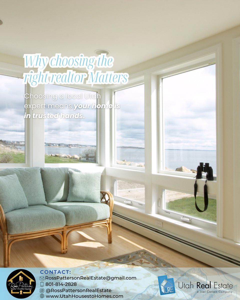 RossPattersonRE's tweet image. The right realtor = peace of mind. 🧭 Choose someone who knows Utah and puts your needs first. #TrustedGuide #UtahRealEstate#FarmingInvestingHomes #RealEstateFarmingInvest #ExploreUtah #VisitUtah #UtahPropertyMarket #UTRealEstate