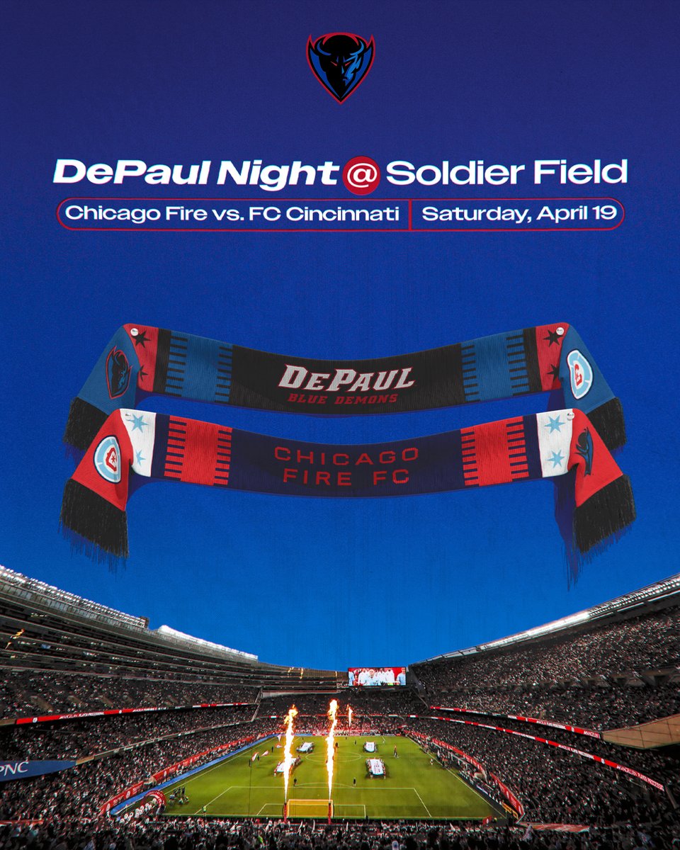 Join us for DePaul Night with the Chicago Fire on Saturday, April 19! 

🔗 gofevo.com/event/depaul20…