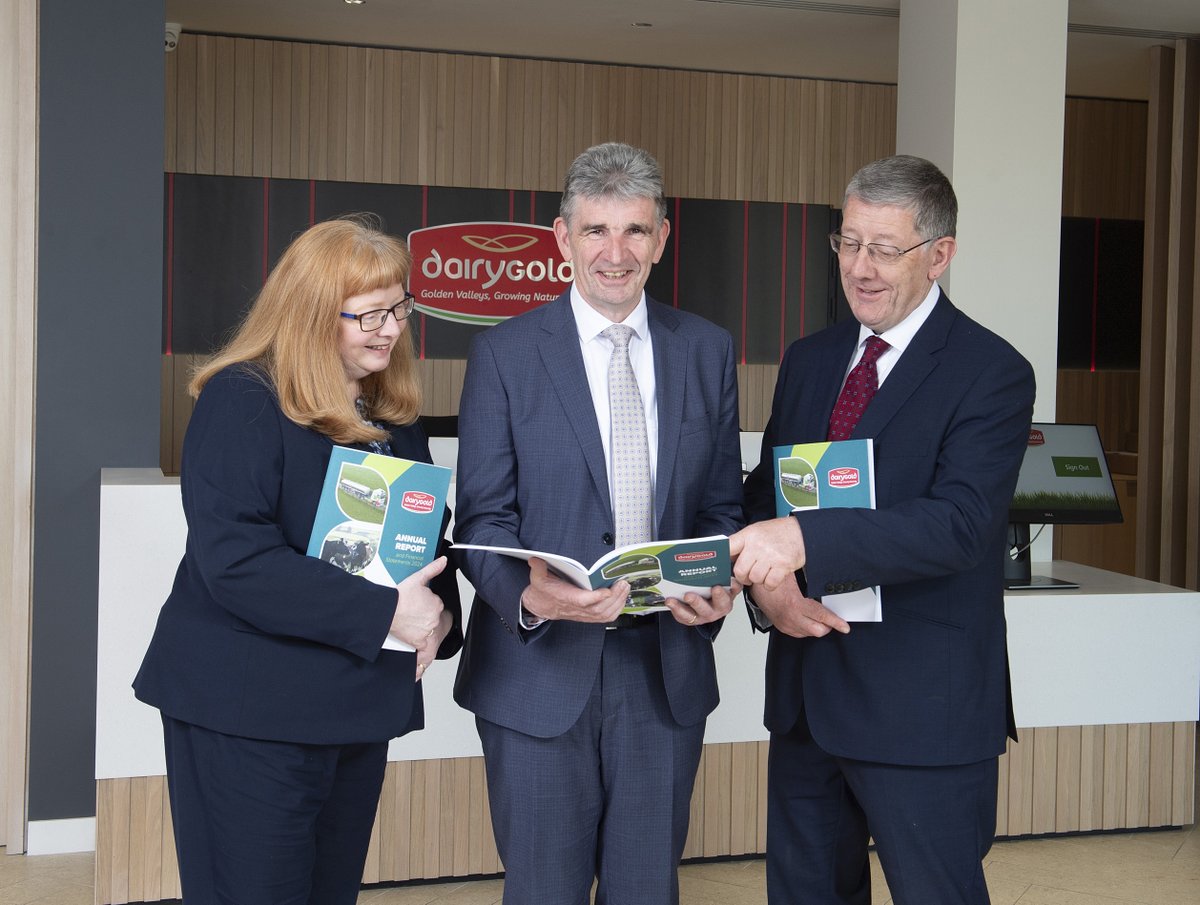 Dairygold Co-Op (@dairygoldco_op) on Twitter photo <a href="/DairygoldCo_Op/">Dairygold Co-Op</a> has published its Annual Results for 2024 delivering a strong financial performance, with a turnover of €1.4 billion, an increase of €10.6 million year-on-year. Read more;
dairygold.net/DairygoldAnnua… <a href="/DairygoldCo_Op/">Dairygold Co-Op</a> has published its Annual Results for 2024 delivering a strong financial performance, with a turnover of €1.4 billion, an increase of €10.6 million year-on-year. Read more;
dairygold.net/DairygoldAnnua…