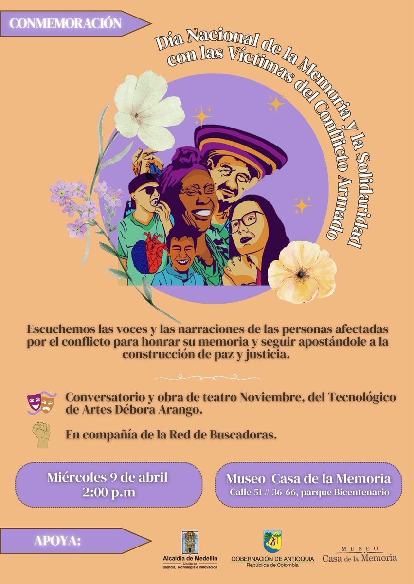 Hoy nos vemos a las 2 pm en la <a href="/CasadelaMemoria/">Museo Casa de la Memoria</a>