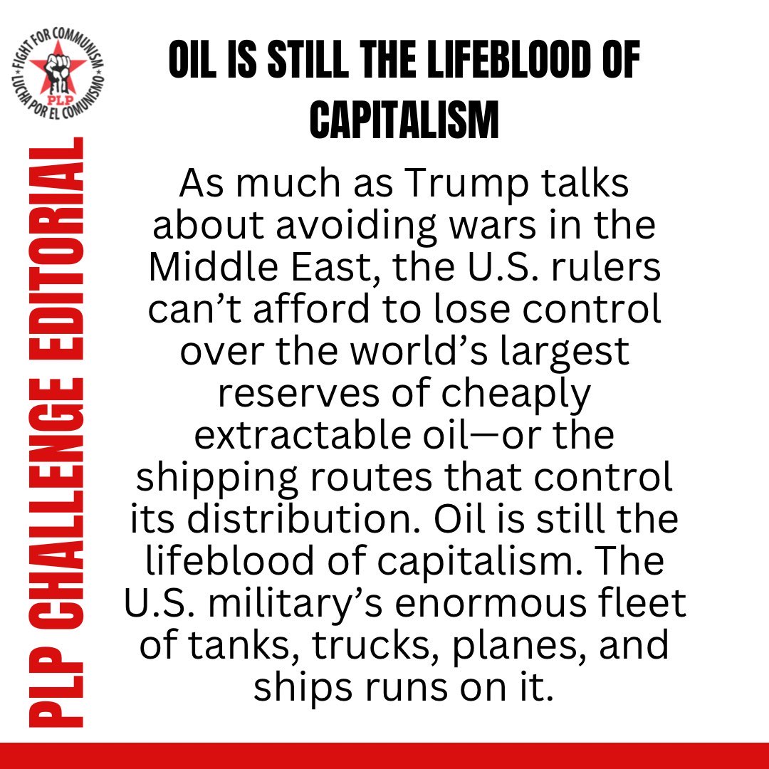 plpchallenge's tweet photo. Only an organized working class with a revolutionary outlook can lead us toward our final liberation: communism. Join us!
#PLP #communism #noborders https://t.co/sb5EJZrzOJ