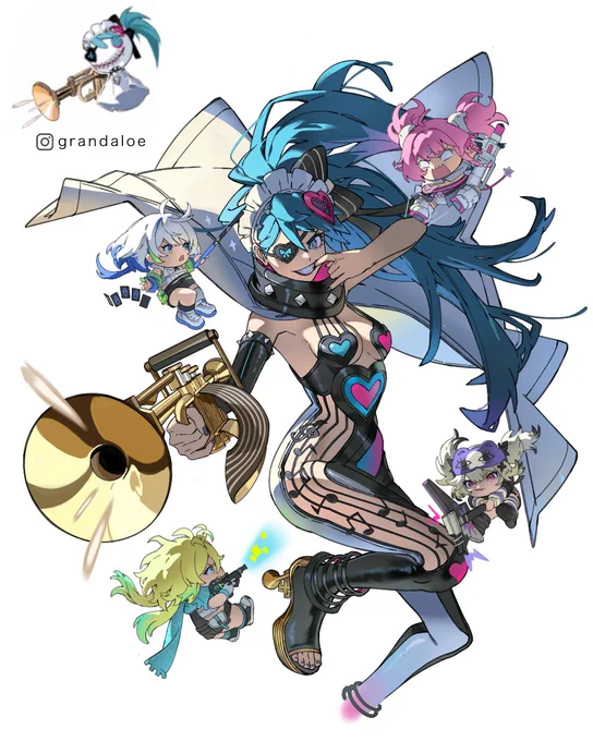Hii! See the game PV for context  drew human Tempest Rhapsody for CHASING KALEIDORIDER, featuring the heroines whooping her butt! #Nana #Prome #UC #Adodol #CHASINGKALEIDORIDER #KALEIDORIDER 