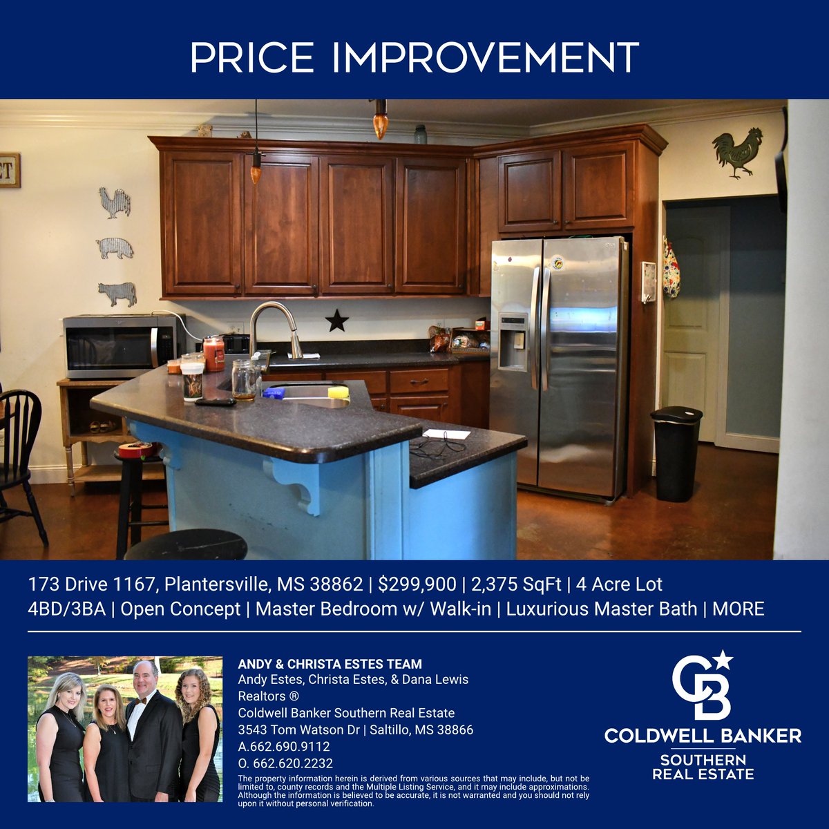 CBSouthern1's tweet image. #Plantersville - #Reduced! 4BD/3BA #exquisite residence with 4 acres offering an open concept design that seemlessly integrates the dining, great room, and kitchen areas.  The Master has a spacious walk-in closet.  Andy &amp;amp; Christa Estes Team @cbsouthern1. cbtupelo.com/listing/MS/Pla…