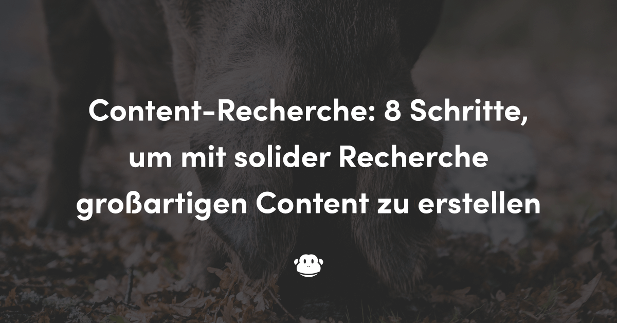 Recherche ist wichtig, um Content zu erstellen, der näher an der Wahrheit liegt. Und die Wahrheit ist das was zählt. chmp.ly/HHW