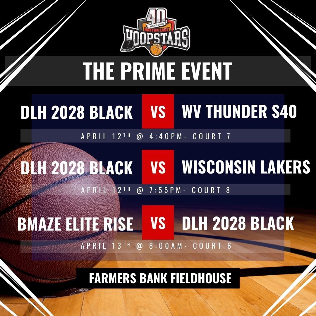 Cam Fancher (@camfancher31) on Twitter photo Here is my Prime Event schedule for this weekend! Excited to get back on the court with my team!
<a href="/DLHoopstars/">DAYTON LADY HOOPSTARS</a>
<a href="/LakotaWestGB/">Lakota West Girls Basketball</a> Here is my Prime Event schedule for this weekend! Excited to get back on the court with my team!
<a href="/DLHoopstars/">DAYTON LADY HOOPSTARS</a>
<a href="/LakotaWestGB/">Lakota West Girls Basketball</a>