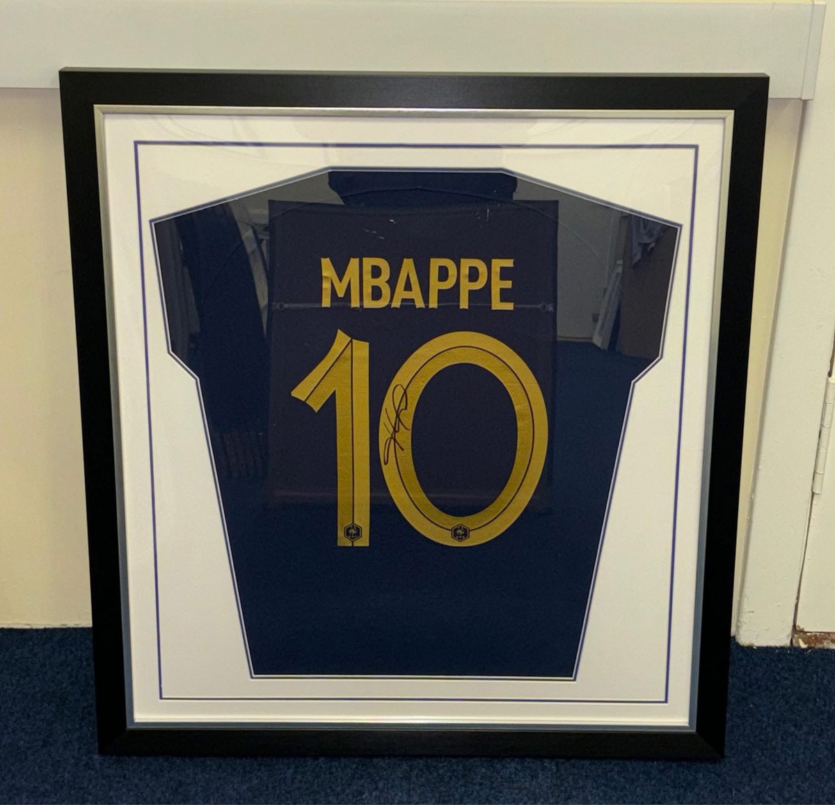 Kylian Mbappe hand signed France shirt with full COA 

Limited availability.

£350