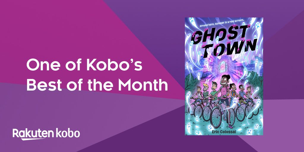 Big news! #GhostTown by <a href="/EricColossal/">Eric Colossal</a> is a Best of the Month pick <a href="/kobo/">Kobo</a> in Children's Literature! 🏆 A story about friendship, growing up, and catching ghosts—don’t miss it! 📚