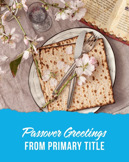primarytitle130's tweet photo. As Passover begins, we reflect on the themes of freedom, renewal, &amp; new beginnings. Whether you’re gathering around the Seder table or celebrating in your own way, we wish you a holiday filled with peace, joy, and togetherness. https://t.co/8Zmzm4iGvp