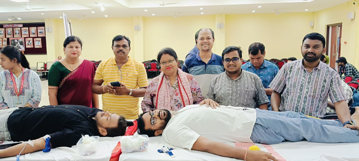 ମହାରାଜା ଶ୍ରୀରାମଚନ୍ଦ୍ର ଭଞ୍ଜଦେଓ ବିଶ୍ୱବିଦ୍ୟାଳୟରେ 'ଓଡ଼ିଆ ପକ୍ଷ' ପାଳନ ଅବସରରେ ବିଶ୍ବବିଦ୍ୟାଳୟର ଜାତୀୟ ସେବା ଯୋଜନା ବ୍ୟୁରୋ ପକ୍ଷରୁ ସ୍ୱେଚ୍ଛାକୃତ ରକ୍ତଦାନ ଶିବିର ଆୟୋଜନ