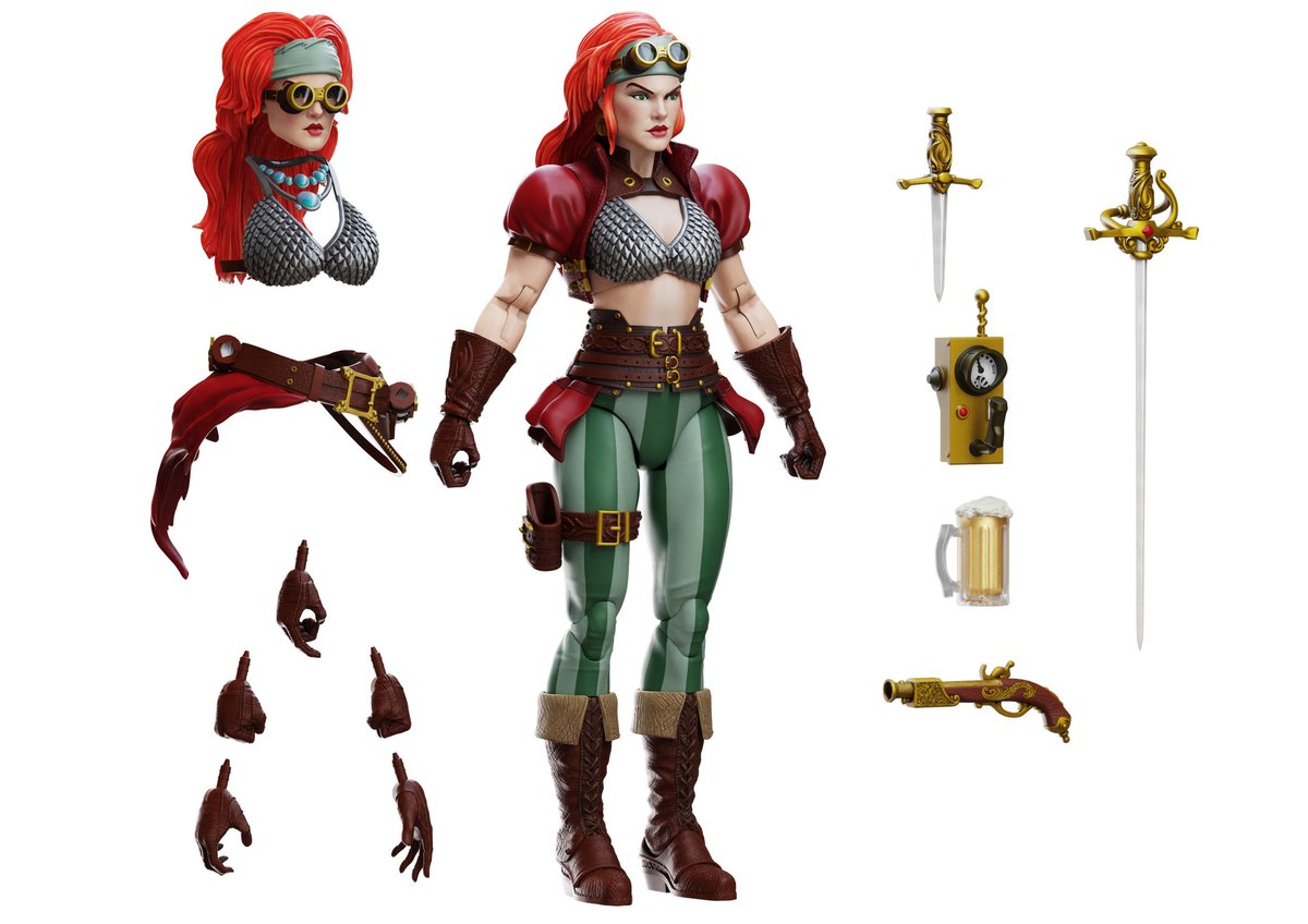 WorldsGeeks's tweet photo. Red Sonja: Steampunk Legend – Epic H.A.C.K.S. 1:12 Scale
More info https://t.co/WWJPIhmNg4
Follow our account to learn more news
@WorldsGeeks🎮
#RedSonja #SteampunkLegend #EpicHACKS #ActionFigureCollector #ToyPhotography #1_12Scale #CollectorsItem #GeekCulture #FigureAddict #ToyCollection #FemaleWarrior #ComicBookHero #RedSonjaFigure #ToyDisplay #SteampunkVibes #FantasyFigure #ToyCommunity #ActionFigurePhotography #ToyGeek #CollectorsCorner #RedSonjaFans #ToyHunting #ToyNews #LimitedEditionFigure #SteampunkStyle #HACKSFigures #BossFightStudio