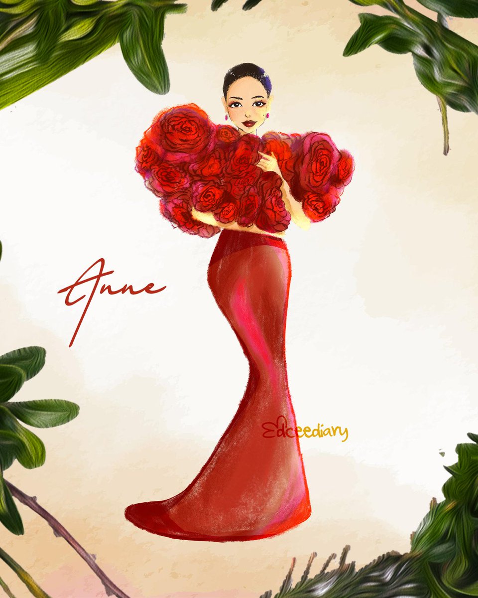 dceediary's tweet photo. Unkabogable Dyosa✨👑💋 
@annecurtissmith #ABSCBNBALL2025 #springfashion #Art #artph #artistonX #digitalart #digitaldrawing #digitalsketch #artist https://t.co/rDsaREmKCv