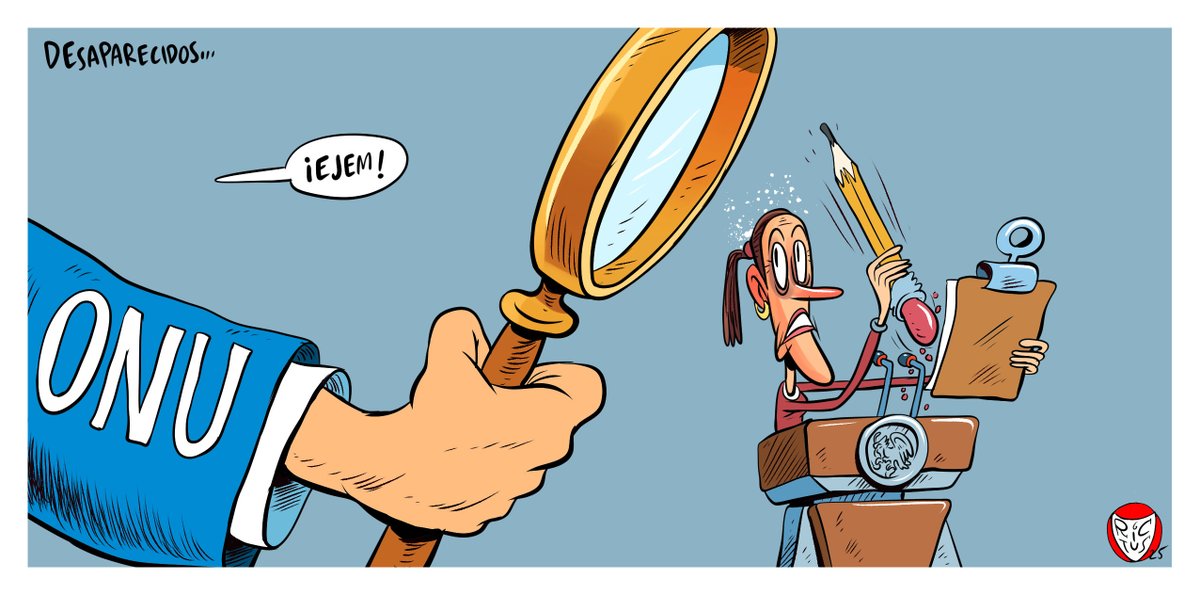 "Desaparecidos" Cartón publicado en <a href="/ElFinanciero_Mx/">El Financiero</a>