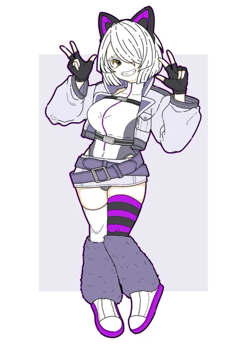 I draw girls with white hair.#PortfolioDay #PORTFOLIODAY2025 