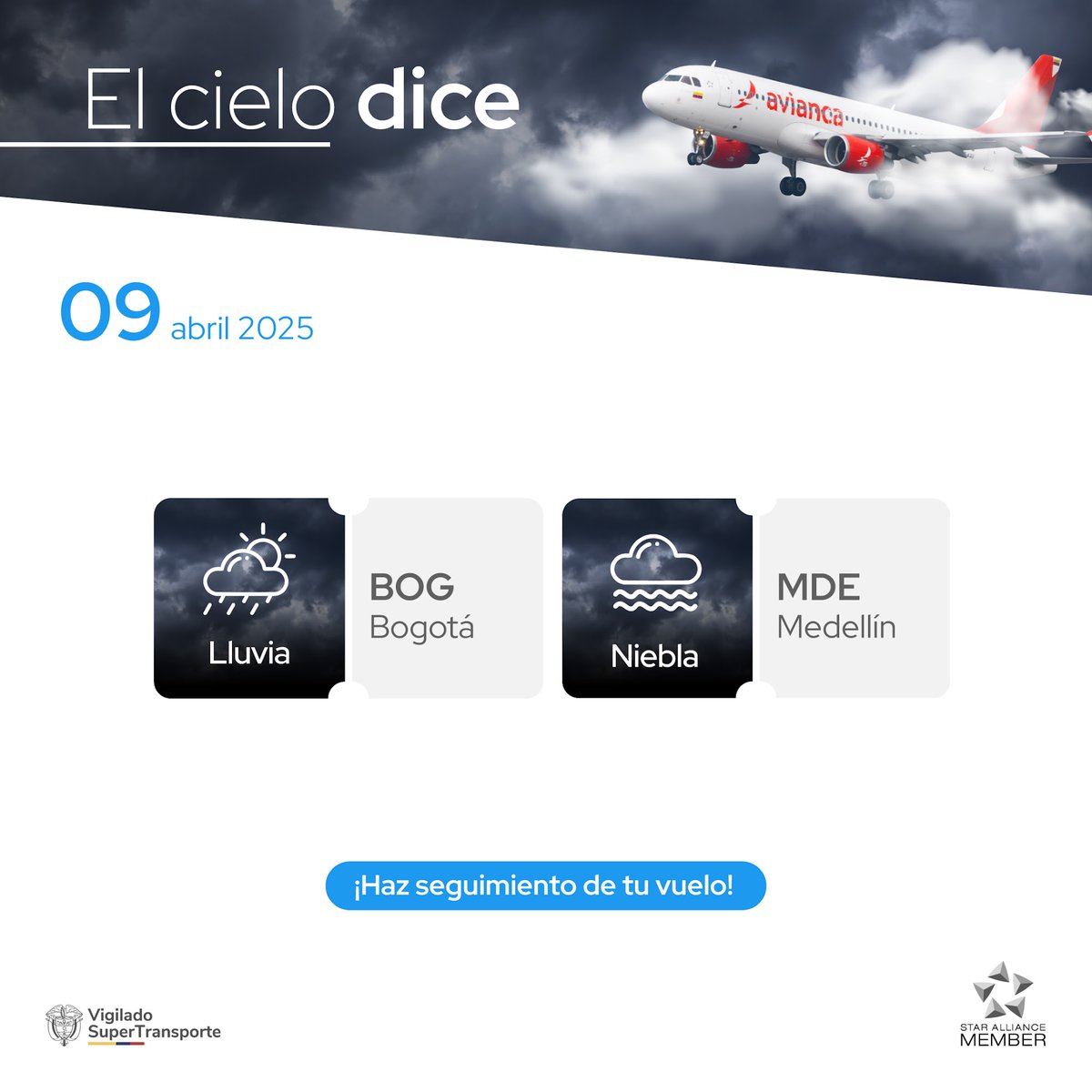 avianca te guía tweet media