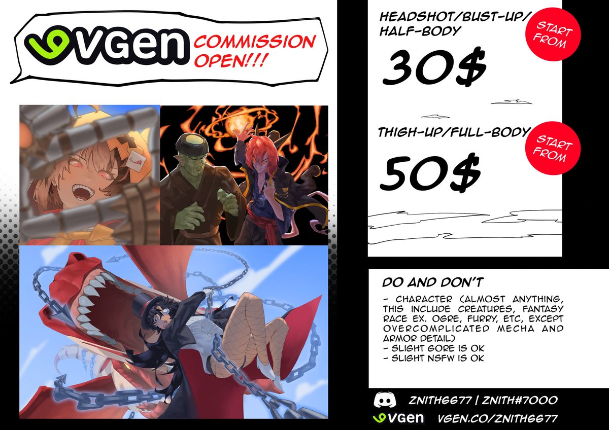 Zeichyanath's tweet photo. Hello! I just opened a commission on Vgen :D, Im really confident in my poses and composition, if you're interested you can visit my Vgen at 🔗: https://t.co/gNGX369dhq

#artmoots lets follow eachother at vgen!
❤️&amp;🔁 are very appreciated

#VGen #VGenComm #Commission https://t.co/ylt3EuYHIk