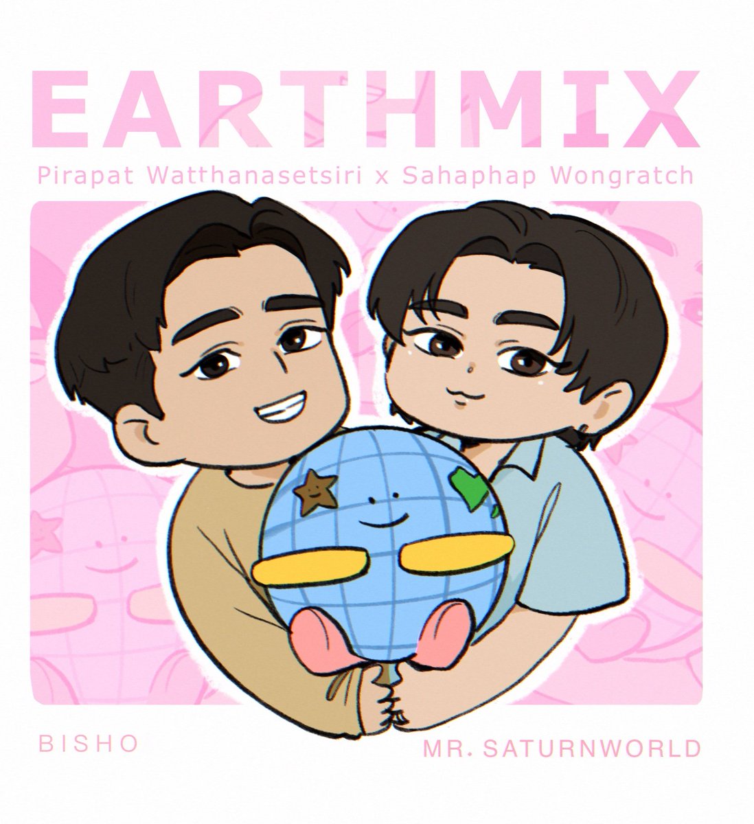 FK x EM Mascots 

Available on my RedBubble redbubble.com/es/people/Bish…

#firstkhao #earthmix #yuzumumu #mrsaturnworld