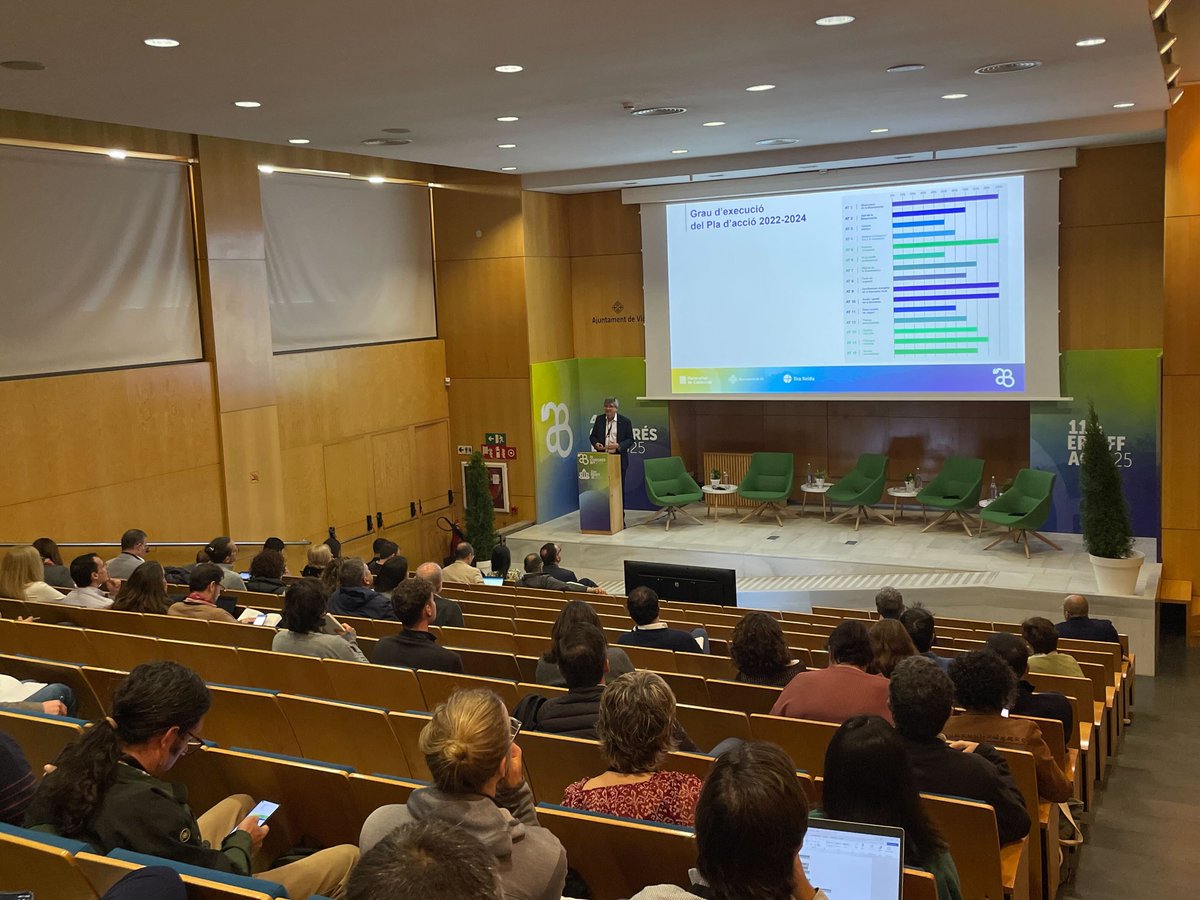 🟢 El Congrés BIT 2025 arrenca el segon dia posant el focus a la "Valorització dels #serveis #ecosistèmics de la #bioeconomia amb  l'intervenció de <a href="/JaumeSio1/">Jaume Sio</a>, presentant el Pla d’acció 2025-2027 de l’Estratègia de la bioeconomia de Catalunya 2030.

#congrésbit