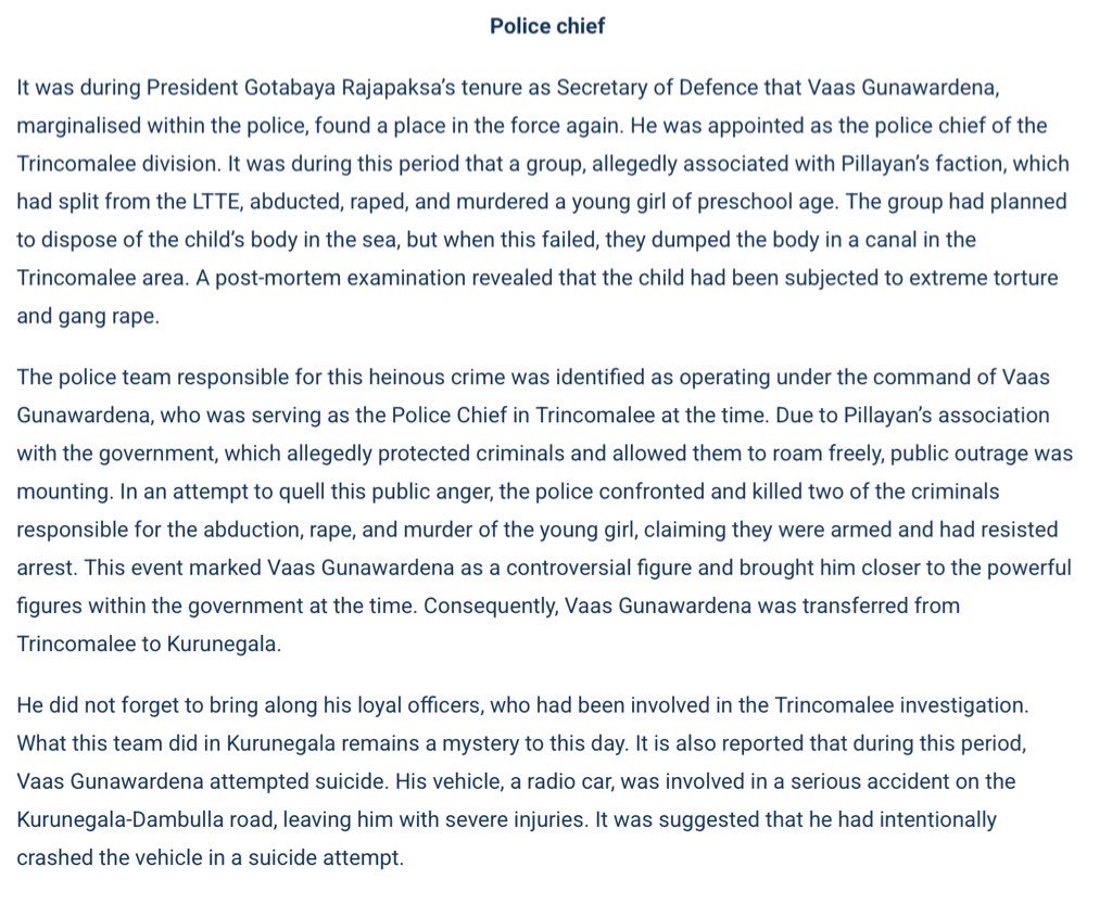 wikiquests's tweet photo. @grok @ZaikSpeaks @observerlk from Sri Lanka reported that a police team operated under the command of Vaas Gunawardena involved in this. Could you further clarify? https://t.co/zjbQuiNGmG https://t.co/RGwrvEBmoI