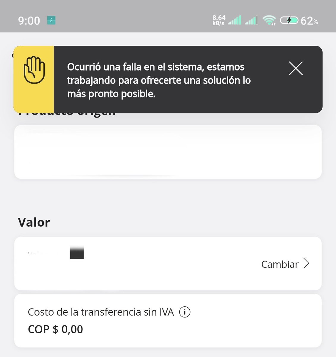 DDobleStar's tweet photo. @Bancolombia ¿Que ocurre con la app Negocios? No funciona desde ayer, no he podido realizar ninguna transferencia, Solo sale ese mensaje nada más. ¡Este banco está quebrado! ¿Quien regula?... @SFCsupervisor @sicsuper https://t.co/OP51sWyqus