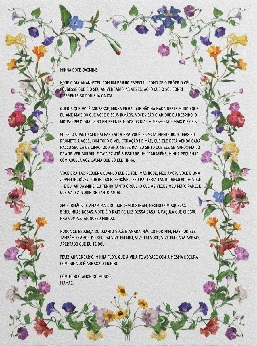 FLO03SUL's tweet photo. ᅟᅟᅟᅟ
ᅟᅟᅟᅟᅟ 𝓒αrtınhα dα 𝓜αmα̃e!
ᅟᅟᅟᅟᅟ https://t.co/pX7PVYWa6P