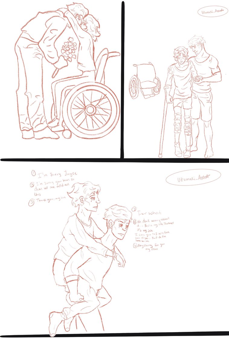 Helluva_nerd's tweet photo. Pgs 1-4⚠️WIP⚠️ ⚠️TRIGGER WARNINGS:Severe depression, hospitalization, death⚠️Sad Jayvik comic for yall she’s still a WIP sorry text is small… #jayvik #jaycexviktor #jayvikfanart #jaycetalis #Viktor #viktorarcane #arcane #arcanefanart #jaycearcane https://t.co/xz4w5hwd7H