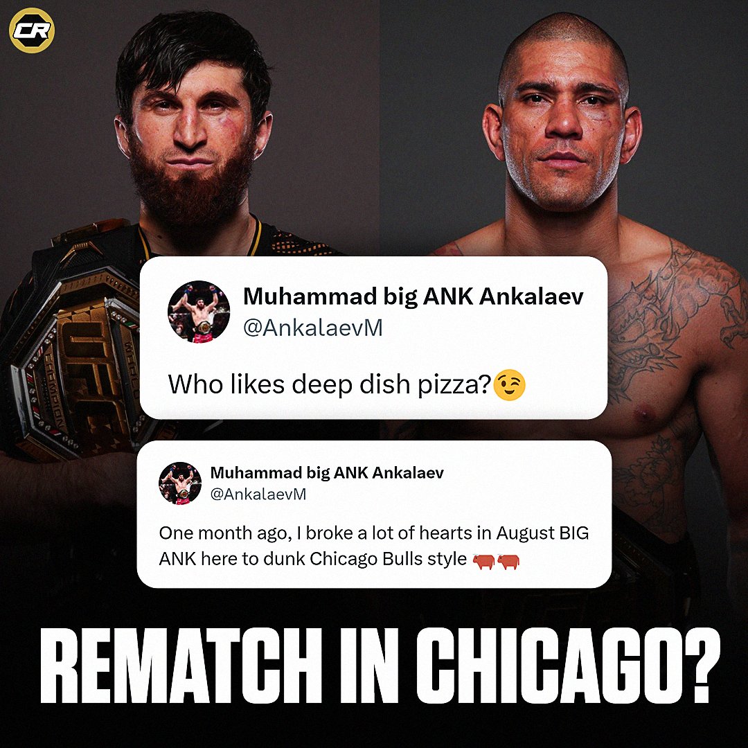 ChampRDS's tweet photo. 🚨 Magomed Ankalaev teasing a rematch against Alex Pereira in August in Chicago? 👀

"In August BIG ANK here to dunk Chicago Bulls style."

#UFC #MMA https://t.co/kWu5C1YAYJ