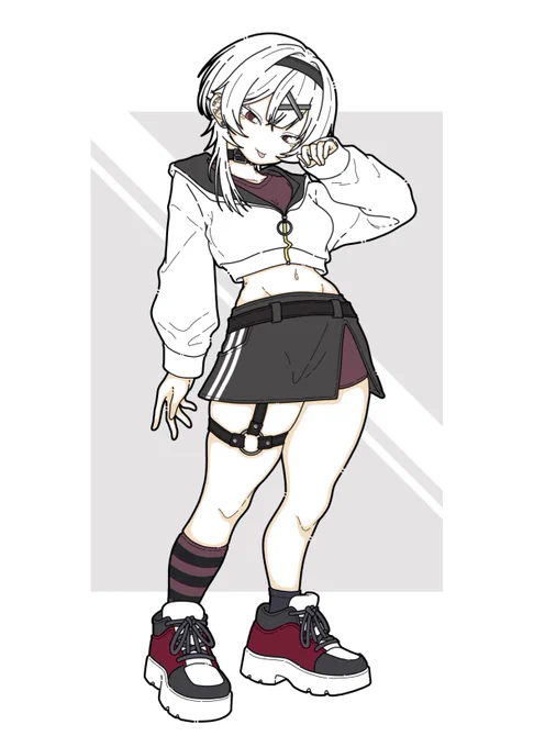 I draw girls with white hair.#PortfolioDay #PORTFOLIODAY2025 