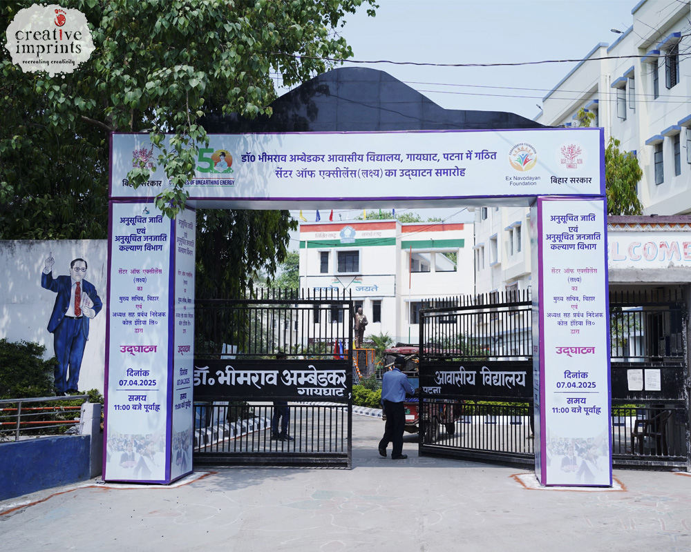CreativeImprnts's tweet photo. Inauguration Ceremony of Centre of Excellence (Lakshya) on 07 April, 2025 at Dr. Bhimrao Ambedkar Residential School, Gaighat, Patna
Event Designed & Managed by #creativeimprintsllp
#creativeimprintsllp #BiharEducation #UdaanKiTayyari #Inauguration #EventDesign #EventPlanner https://t.co/S2VlYIoSy7