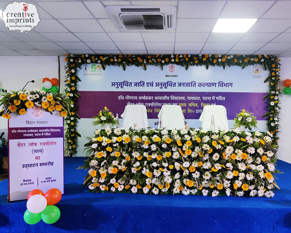CreativeImprnts's tweet photo. Inauguration Ceremony of Centre of Excellence (Lakshya) on 07 April, 2025 at Dr. Bhimrao Ambedkar Residential School, Gaighat, Patna
Event Designed & Managed by #creativeimprintsllp
#creativeimprintsllp #BiharEducation #UdaanKiTayyari #Inauguration #EventDesign #EventPlanner https://t.co/S2VlYIoSy7