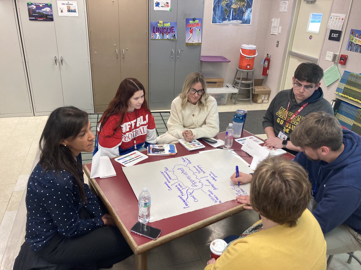 kdelaplante's tweet photo. A powerful morning with @TheLeaderinMe @GaryMcGuey, @lonnievmoore and David Hatch with their new “Teacher Believed in Me” learn shop! @maplemere @HeritageStrong @GlendaleSH https://t.co/t84o1ta7zh