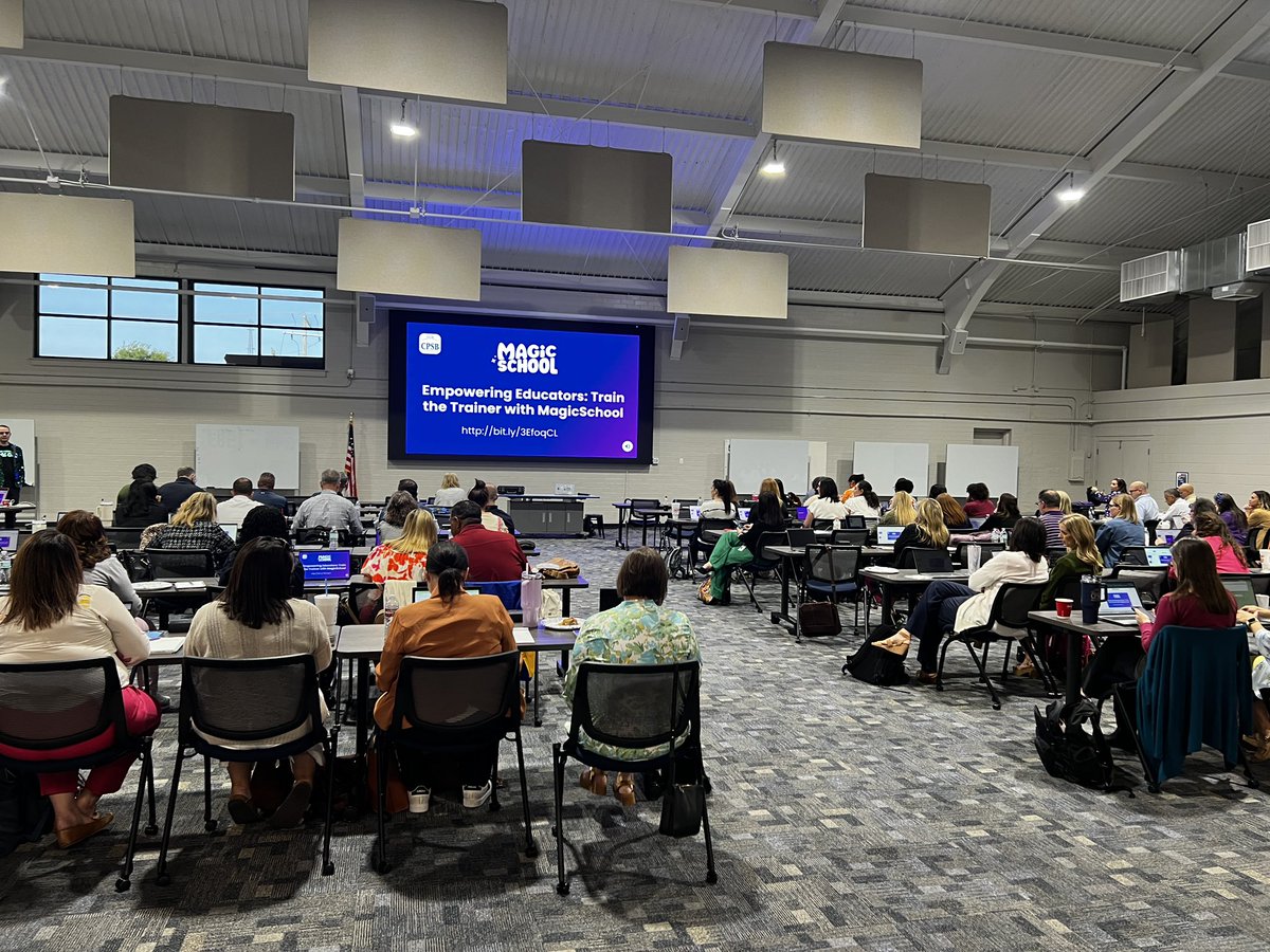 MagicSchool AI training with CPSB Administrators this morning!
