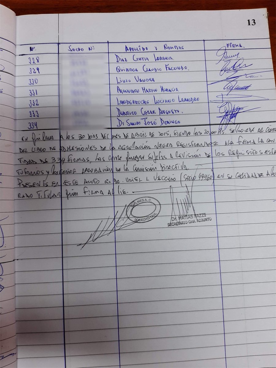 Hace 10 años llegábamos por primera vez a las 200 firmas para crear nuestra Agrupación (la oficialización llegó el 30/4/2015). Ya llevamos una década de trabajo incansable en todos los sectores del club. Queremos compartir esta alegría con nuestros adherentes y socios del club.
