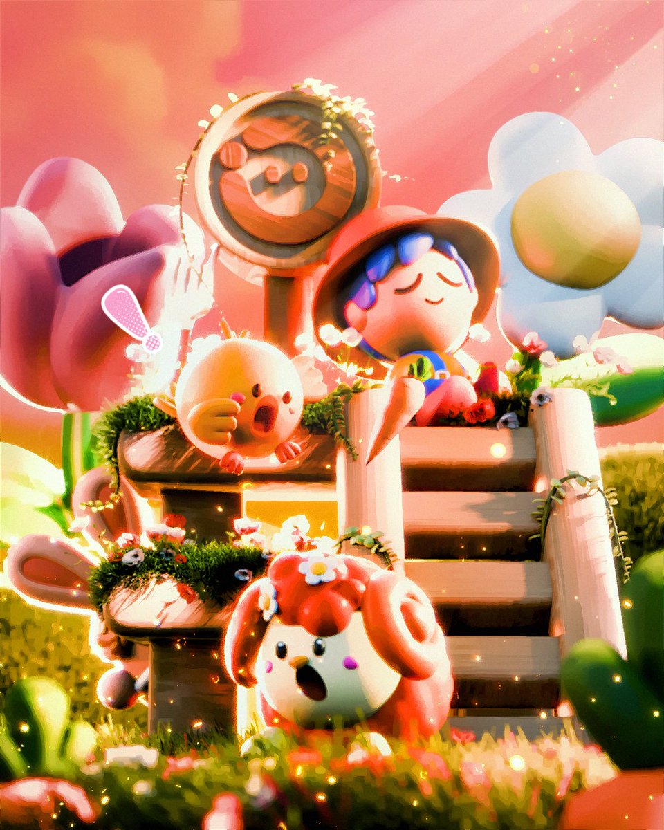 Imaginary_Ones's tweet photo. Sun’s out, buns out… wait, where’s the bunny?! 🐰🌻 https://t.co/yGyMUF74Pz