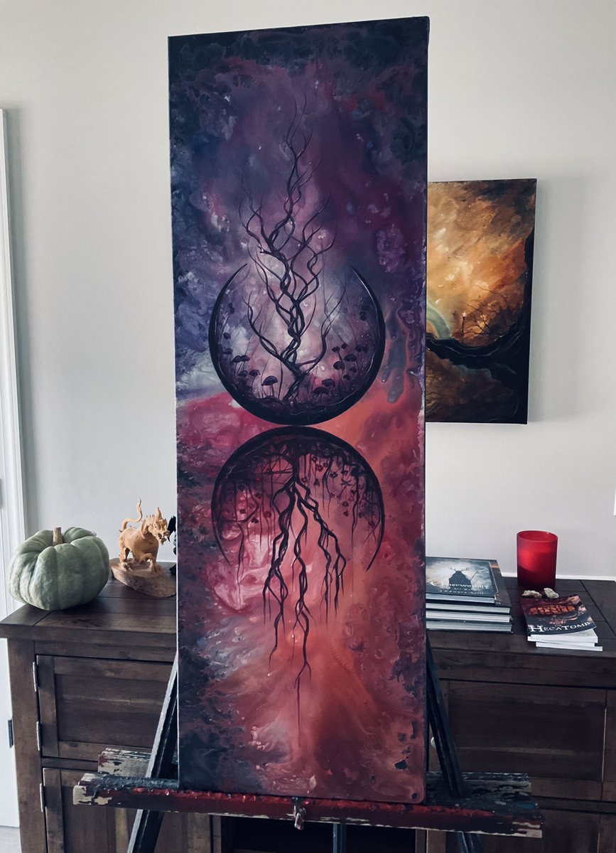 I don't usually let the colors get this loud. 
But sometimes....
'Soul Inception'