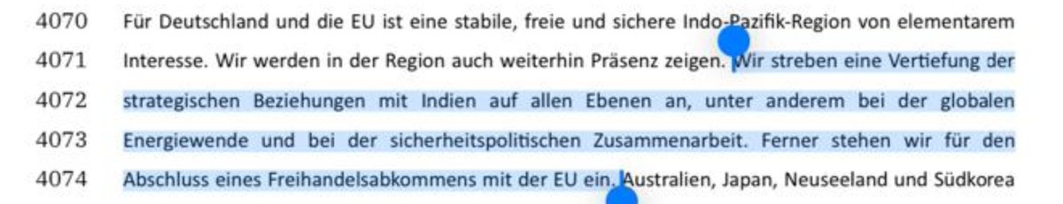 Breaking news - Coalition Treaty of 🇩🇪 next Government is out, very glad to read this: "We want to deepen strategic ties with 🇮🇳 on all levels, among them global energy transition &amp; security partnership. We support the FTA with the 🇪🇺."