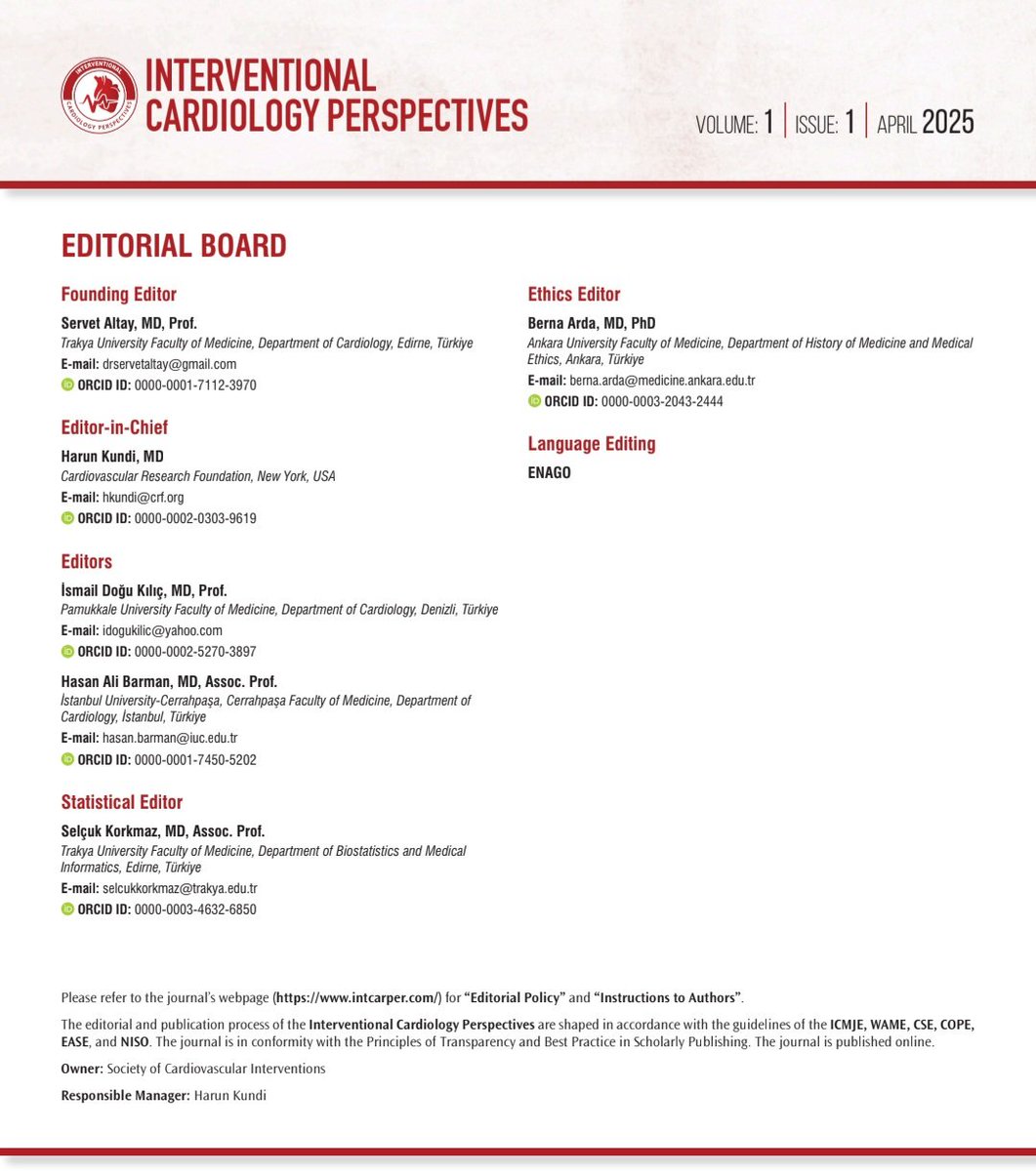 DrServetAltay's tweet photo. Ülkemizde Girişimsel Kardiyoloji alanındaki ilk dergi olan Interventional Cardiology Perspectives'in ilk sayısı yayımlandı.  
https://t.co/k61VJZqadU https://t.co/n07MoD60bt