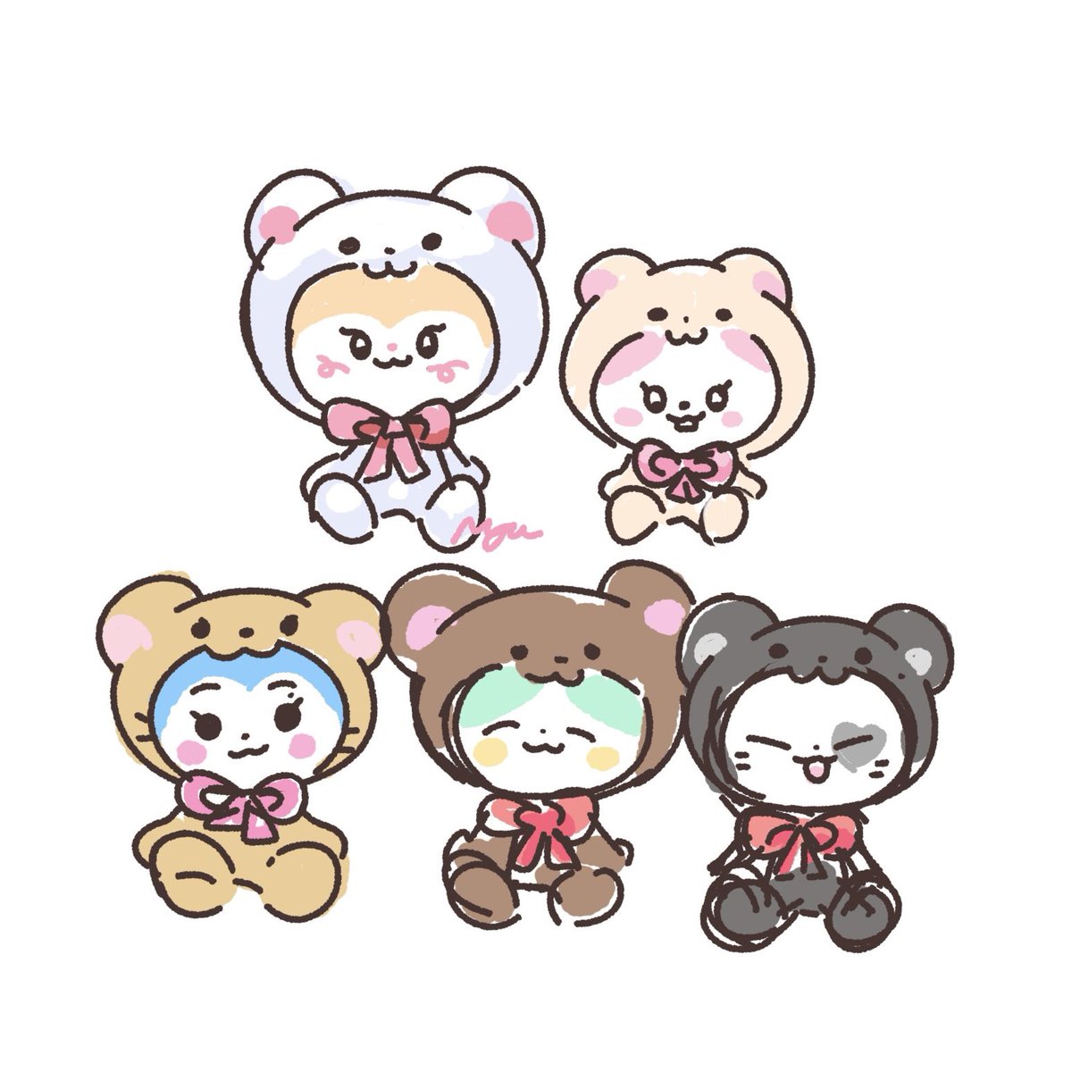 _mmyuz's tweet photo. Twinzy Bear Collection 🧸💝 (Sitting ver.)

#ITZY #MIDZY 
#TWINZY
@ITZYofficial https://t.co/ANLtLvuLrY