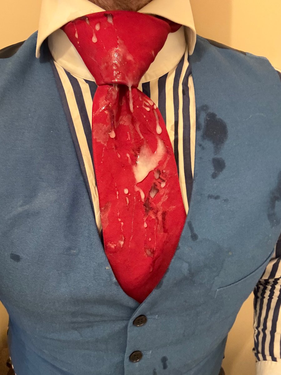 3 guys have already stained my new outfit #suitfetish #cumonsuit #cumontie #cumonclothes #suitandtie #highcollarshirt #menatplay #meninsuits #formalwear #suitandtie #cutawaycollar #doublecuffs #waistcoat #windsorknot #cumshot #bukkake #gay #bi #blowjob #deepthroat #cruising #nsa