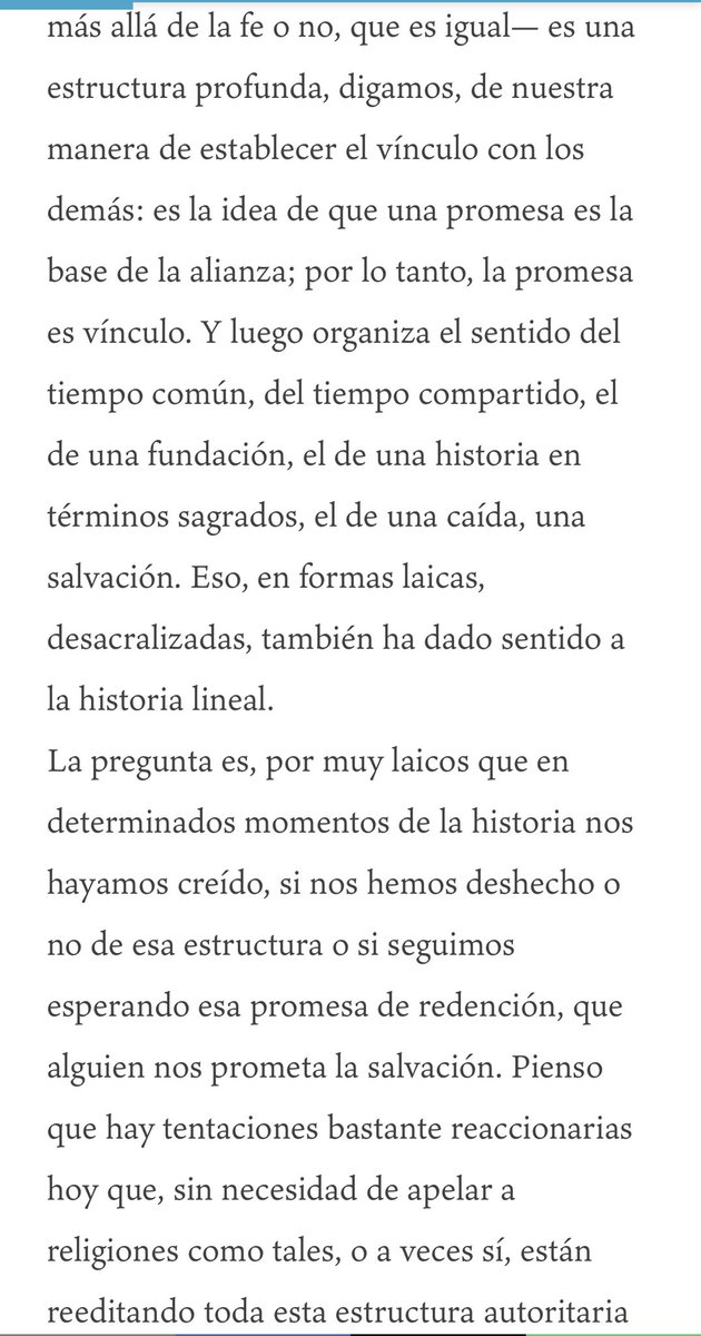 Valeria Villalobos-G (@vil_val) on Twitter photo Hace unos meses <a href="/MarinaGarces/">Marina Garcés</a> platicó con Ignacio Escolar en el <a href="/festdelasideas/">Festival de las Ideas</a> (organizado por el <a href="/cbamadrid/">Círculo de Bellas Artes - Casa Europa</a> u <a href="/la_fabrica/">La Fábrica</a>) sobre el papel de la promesa política en la actualidad. Aquí una reproducción de esa excelente conversación. 👏🏻
<a href="/nexosmexico/">Revista Nexos</a>
🔗nexos.com.mx/?p=84078 Hace unos meses <a href="/MarinaGarces/">Marina Garcés</a> platicó con Ignacio Escolar en el <a href="/festdelasideas/">Festival de las Ideas</a> (organizado por el <a href="/cbamadrid/">Círculo de Bellas Artes - Casa Europa</a> u <a href="/la_fabrica/">La Fábrica</a>) sobre el papel de la promesa política en la actualidad. Aquí una reproducción de esa excelente conversación. 👏🏻
<a href="/nexosmexico/">Revista Nexos</a>
🔗nexos.com.mx/?p=84078