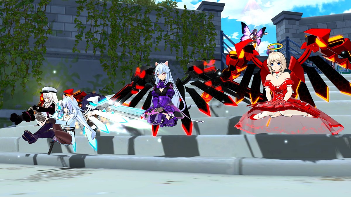 ギルド内で羽根が3色揃ったので記念撮影！
#ソウルワーカー