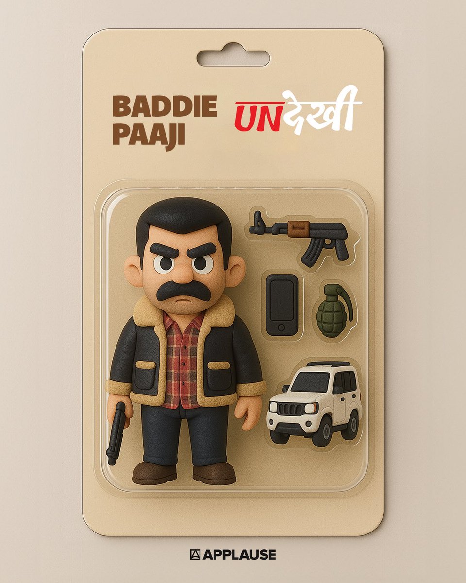 ApplauseSocial's tweet photo. Felt too cute, had to make more pookie action figures! 😉🫰
#ApplauseEntertainment #Undekhi #BlackWarrant #DoAurDoPyaar #Scam2003 #CriminalJustice #Zwigato #SharmajeeKiBeti https://t.co/a9oAdYUYcJ