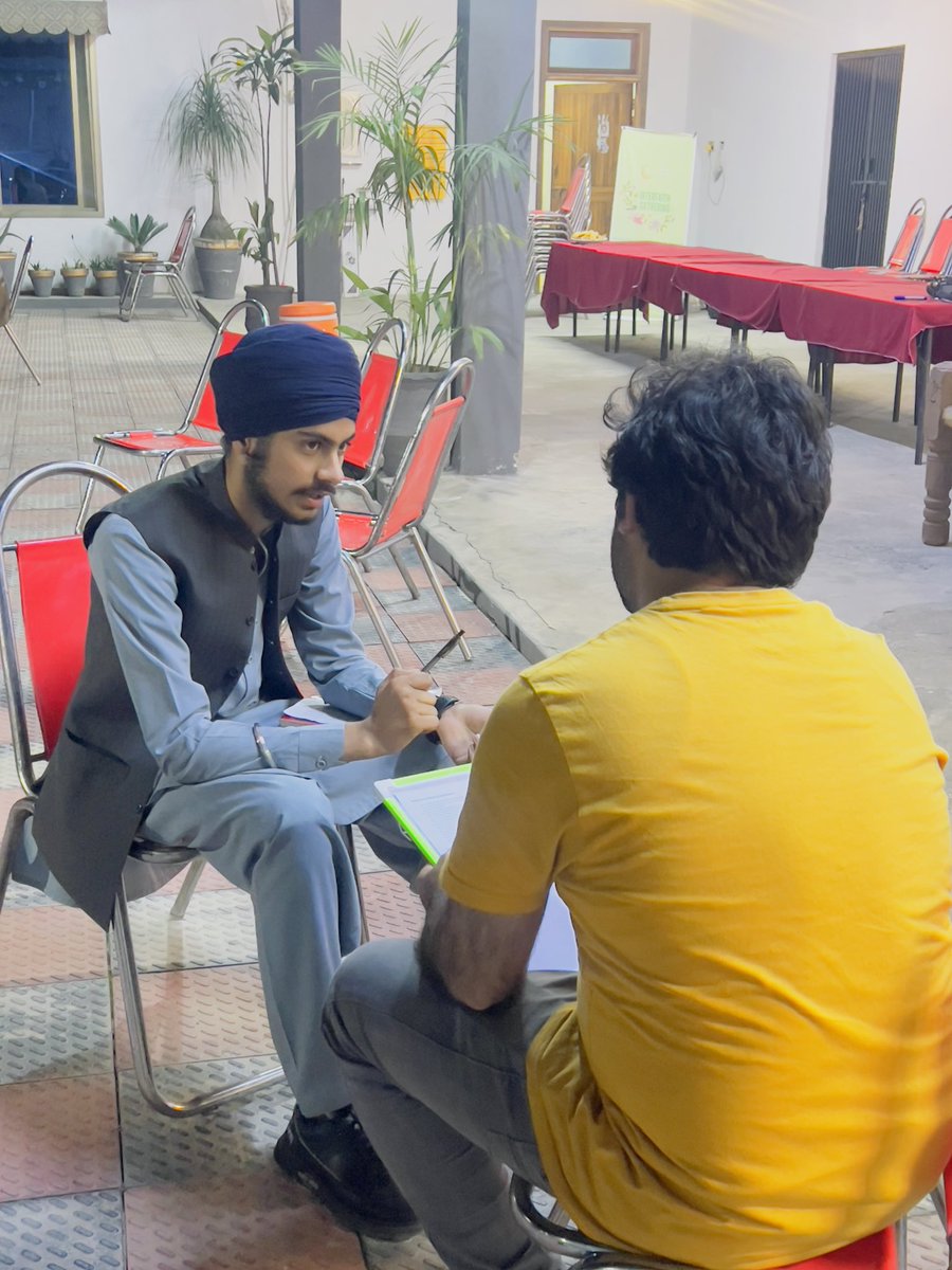 society4youth's tweet photo. SFY's #InterfaithIftar in Mardan celebrated the beauty of diversity, fostering a sense of community and understanding among Hindus, Sikhs, Christians, and Muslims.  Initiatives like these bring people together, creating a space for meaningful connections and shared stories. #SFY https://t.co/gVnU8a03VN