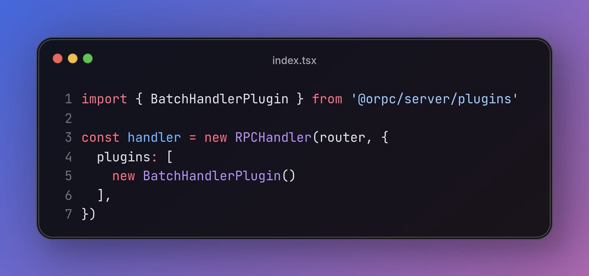 dinwwwh's tweet photo. 🚀 v1.0.0-beta.6 is here!
✨ Batching Plugin: Combine multiple requests/responses into one batch
🛡️ Strict GET Plugin
🔒 Simple CSRF Protection Plugin
🏎️ Optimized payload size for event-iterator
👇Many other improvements
#Release #Update #API #oRPC https://t.co/90LqfQuQ06