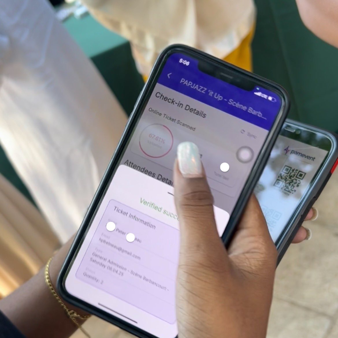 pamevent8's tweet image. Scan tickets in seconds, whether you have internet or not! Fast, secure, and effortless — your attendees get access in under 5 seconds. 

#EventTech #FastCheckIn #SecureEvents #Pamevent #EventOrganizer #NoInternetNoProblem #EffortlessEntry #EventSolutions