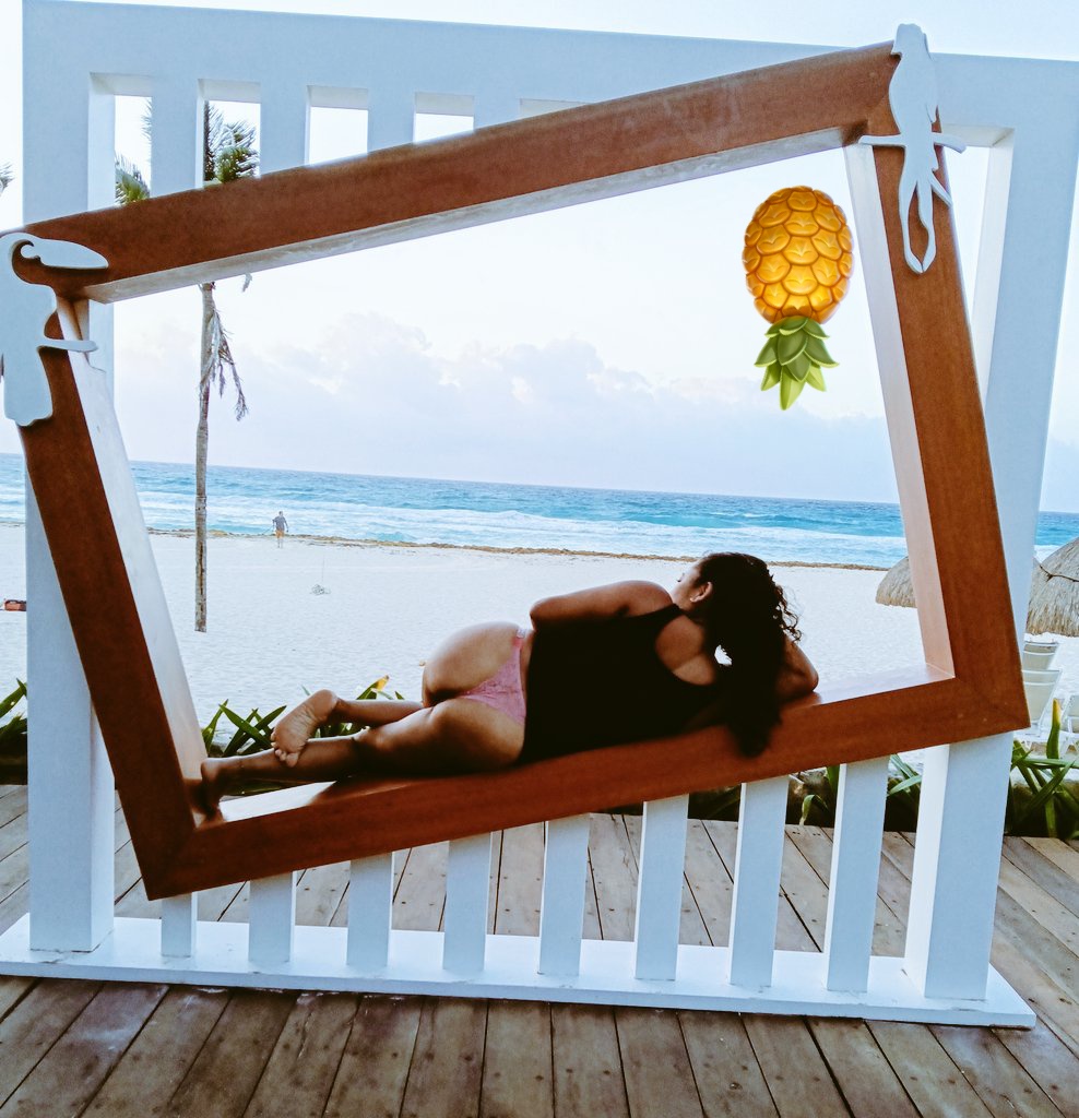 Recuerdo de nuestra estancia en playa del Carmen. ⛱️☀️🌊