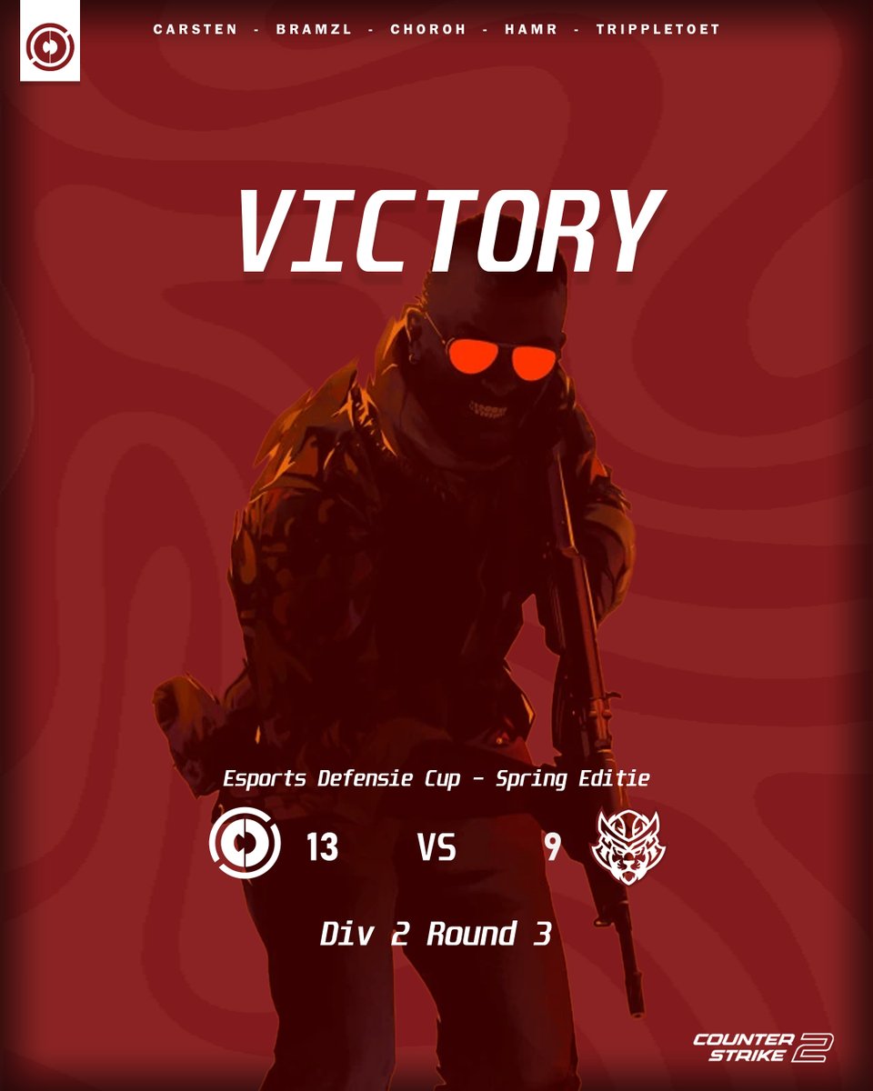 Connector One (@connectoronegg) on Twitter photo Better late than never!
Our final match last Sunday in Division 2 was against <a href="/SENSHIdotGG/">Senshi eSports</a> on Nuke, where we secured a solid 13-9 win. That W locked us in for a 3rd place finish in Div 2! 🥉
A nice way to close it out. Felt like it deserved a mention, even if it's a bit late! Better late than never!
Our final match last Sunday in Division 2 was against <a href="/SENSHIdotGG/">Senshi eSports</a> on Nuke, where we secured a solid 13-9 win. That W locked us in for a 3rd place finish in Div 2! 🥉
A nice way to close it out. Felt like it deserved a mention, even if it's a bit late!