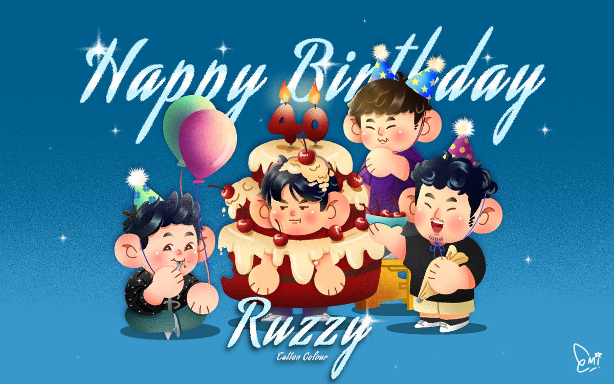 mi3mi333's tweet photo. Happy birthday 2 p' Ruzzy🥂✨

#ชาวนัวartwork
#tattoocolourth https://t.co/aMg6rBLX5F