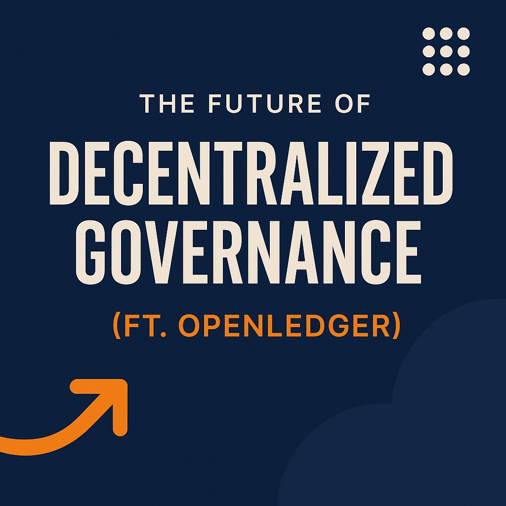 ashutoshkr1641's tweet photo. The Future of Decentralized Governance (ft. @OpenledgerHQ )

1/ 
Web3 governance is broken.

Too many proposals. Too little engagement. Zero transparency.

But protocols like OpenLedger are changing everything.

Here’s what the future of DAO governance looks like: https://t.co/r7f3RLdDgI