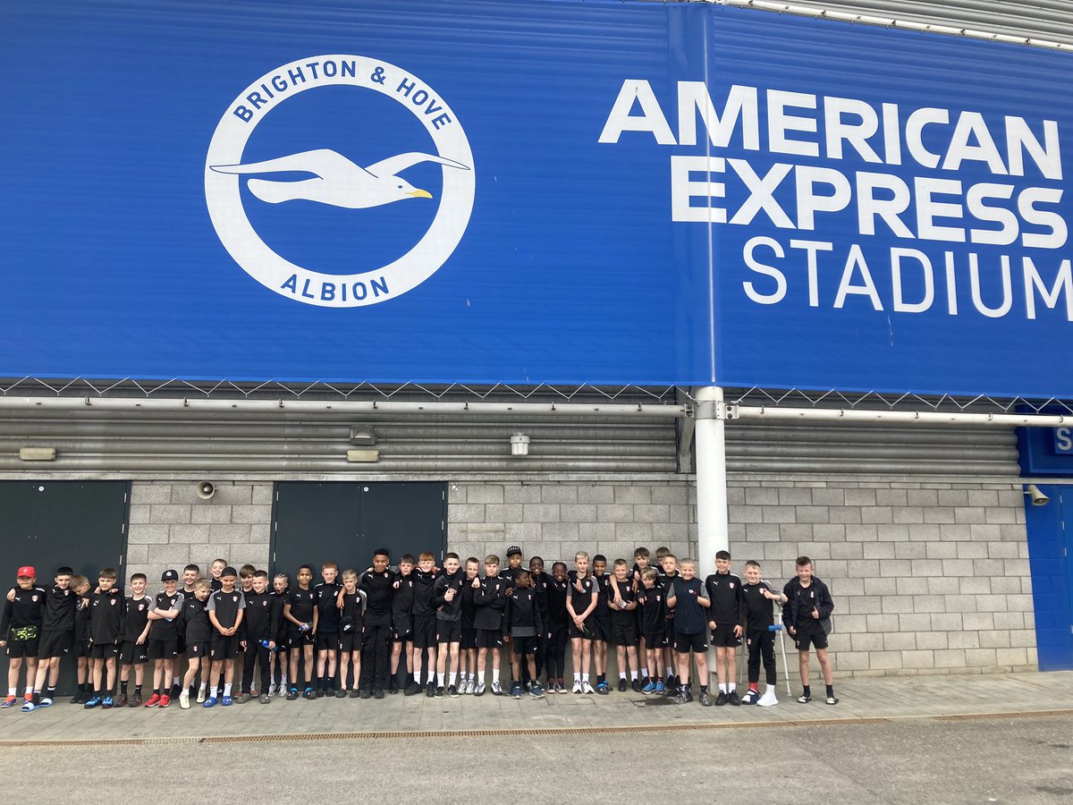Rotherham United Academy (@academyrufc) on Twitter photo FP TOUR | Day 2 for the 9-12s and a trip to Brighton. A stop at the <a href="/The_AmexStadium/">American Express Stadium</a> before beach and arcades 🏖️
#rufc #ForeverTogetherForeverProud FP TOUR | Day 2 for the 9-12s and a trip to Brighton. A stop at the <a href="/The_AmexStadium/">American Express Stadium</a> before beach and arcades 🏖️
#rufc #ForeverTogetherForeverProud